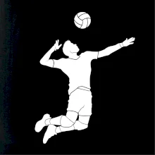 Volejbal nápřah muž