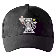 Mýval hraje tenis kreslený