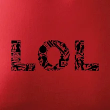 LOL nápis