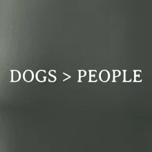 Dogs > People