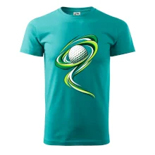 Golfový míček zelená dynamika