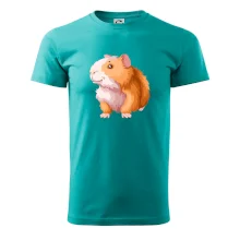 Morče - kreslené, bílo oranžové