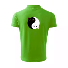 Kočky jin jang barevné