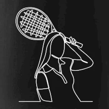 Tenistka  jednim tahem