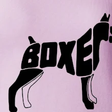 Boxer nápis v těle