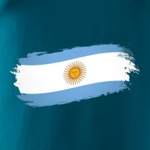 Argentina vlajka okousaná