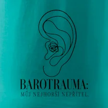 Barotrauma můj nejhorší nepřítel ucho s uzlem v lince
