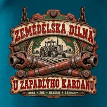 Zemědělská dílna u zapadlého kardanu