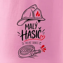 Malý hasič s velkým srdcem - minimalistická kresba