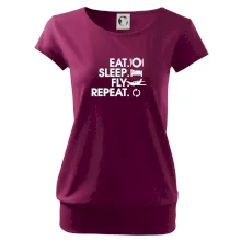 Eat sleep fly repeat