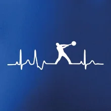 EKG hod kladivem muž