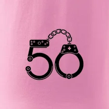 Narozeninové tričko pro policajta - pouta 50