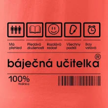 Čárový kód  - Báječná učitelka