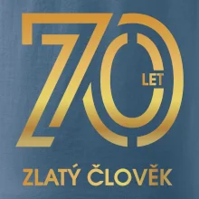 70 let zlatý člověk