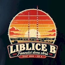Liblice B retro odznak dvou vysílačů