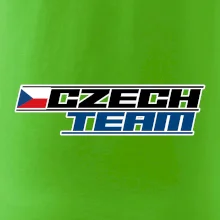 Czech team s vlajkou - Mistrovství světa v ledním hokeji 2025
