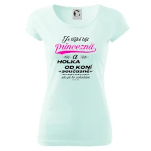 Je těžké být princezna a holka od koní