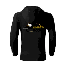 Bagrista v kruhu - vlastní nápis