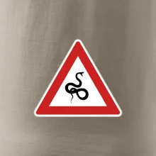 Dopravní značka - Pozor had