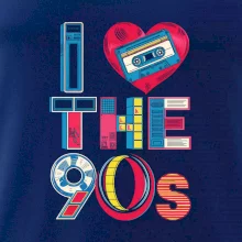 I love 90s - srdce a kazeta