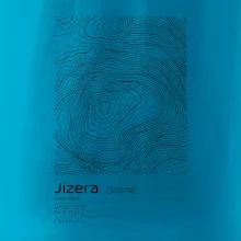 Jizera - vrstevnice v obdélníku