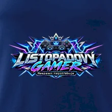 Listopadový gamer s neonovým herním ovladačem