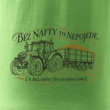 Bez nafty to nepojede traktor s vlekem