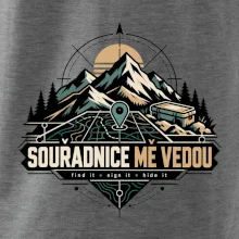 Souřadnice mě vedou horská mapa