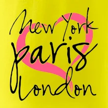 I love NYC Paris London