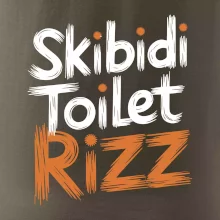 Skibidi Toilet Rizz nápis