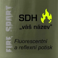 SDH Váš název - FLUO + Reflexní potisk