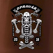 Lebka motorkář opravář