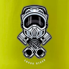 Cross rider písty helma