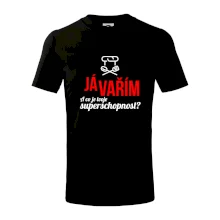 Já vařím - tvoje superschopnost? rovný nápis