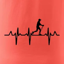 EKG nordic walking muž