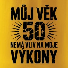 Můj věk nemá vliv na moje výkony