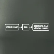 Jsem z října mám vždycky pravdu diagram