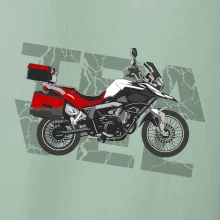 Cestovní enduro červená