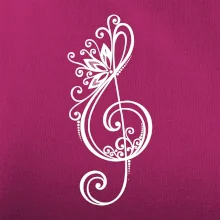 Houslový klíč kytky