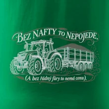 Bez nafty to nepojede traktor s vlekem