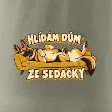 Hlídám dům ze sedačky - vlčák