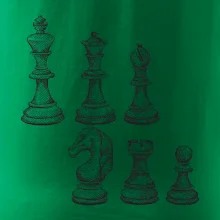 Šachové figurky kreslené