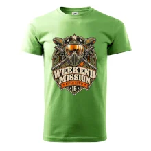 Víkendová mise vintage paintball odznak