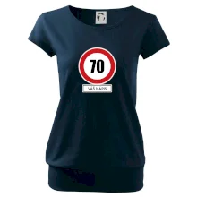 Dopravní značka - rychlost 70 - váš nápis