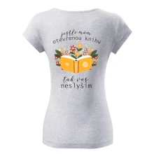 Jestli mám otevřenou knihu, tak vás neslyším