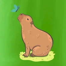 Kapybara a motýlek