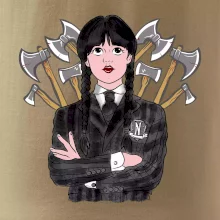 Sekery - holka v černém (Pecka design)