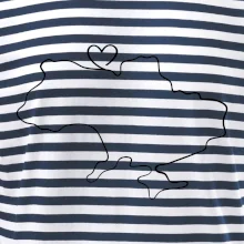 Mapa Ukrajiny - srdce