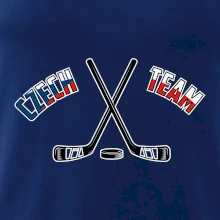 Czech team - hokejky a puk