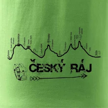 Profil kopce - Český ráj